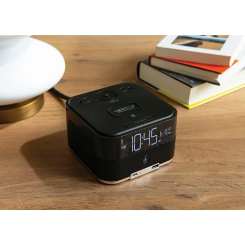 Brandstand CubieTrio+ 2.0 Single Day Alarm 2 Power Outlets, Black
